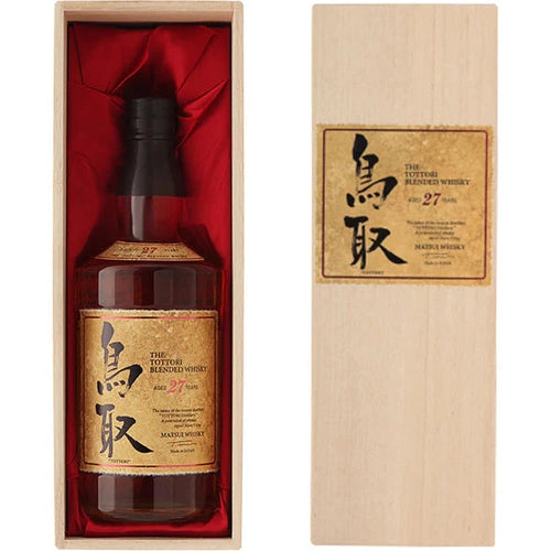 鳥取27年700ml & 鳥取23年700ml 鳥取27年The Tottori 27 Year Old Blended Whisky 700ml – From The Malt