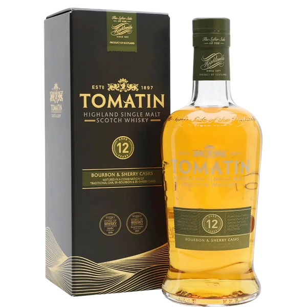 Tomatin 12 Year Old Bourbon & Sherry Casks Single Malt