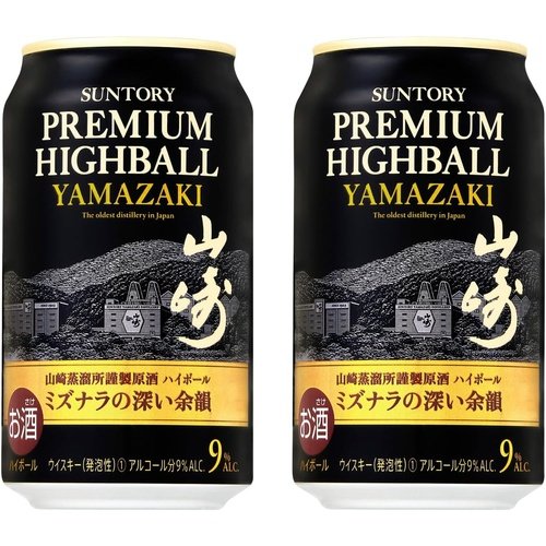 SUNTORY 山崎YAMAZAKI Premium Highball 100週年紀念罐350ml x2罐(罐裝