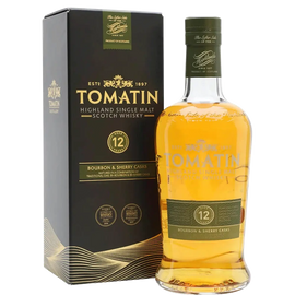 Tomatin 12 Year Old Sherry Finish Scotch Whiskey Bottle 700ml