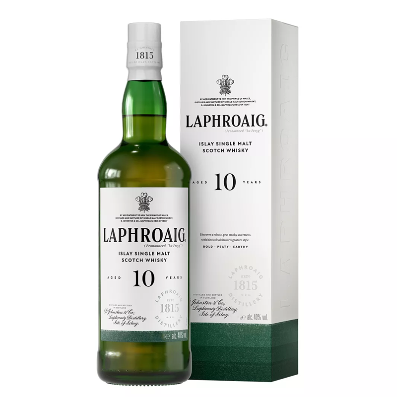 Laphroaig 10 Single Malt Scotch Whisky Box 700ml