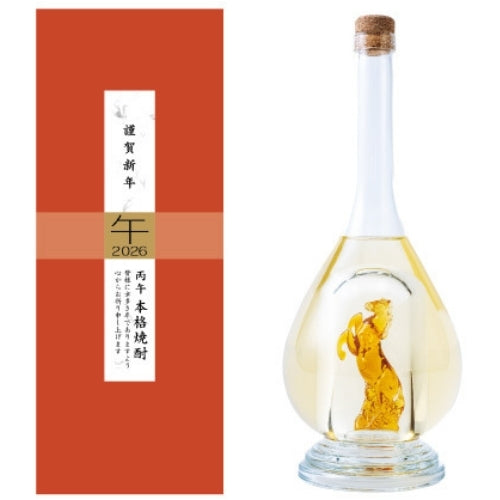 八鹿酒造 2026馬年限定 本格麥燒酎 干支紀念瓶 500ml